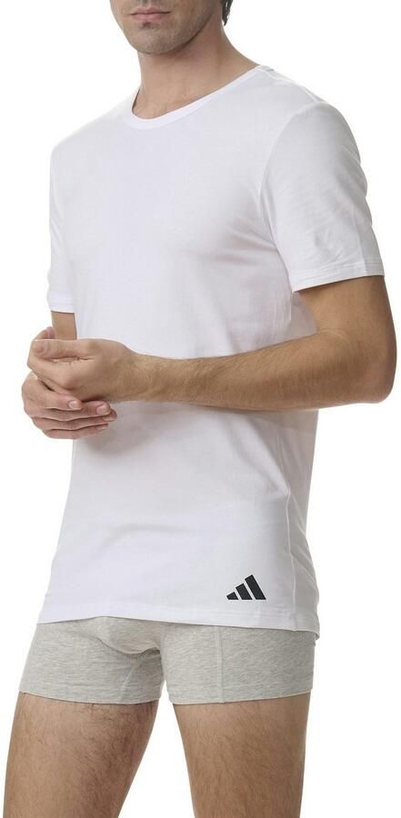 Adidas Sportswear T-shirt Active Flex Cotton Losse pasvorm ronde hals korte mouw (Set van 2) - Foto 4