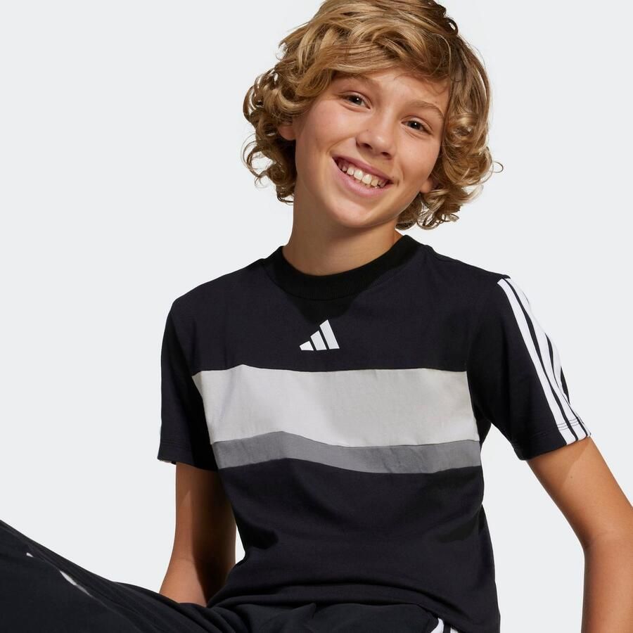 Adidas T-shirt Korte Mouw Seasonal Essentials Tiberio 3-Stripes T-Shirt Kids