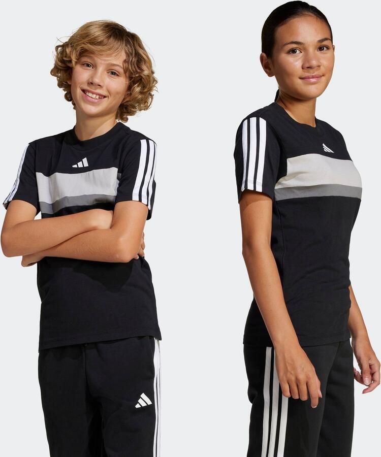 Adidas T-shirt Korte Mouw Seasonal Essentials Tiberio 3-Stripes T-Shirt Kids - Foto 2