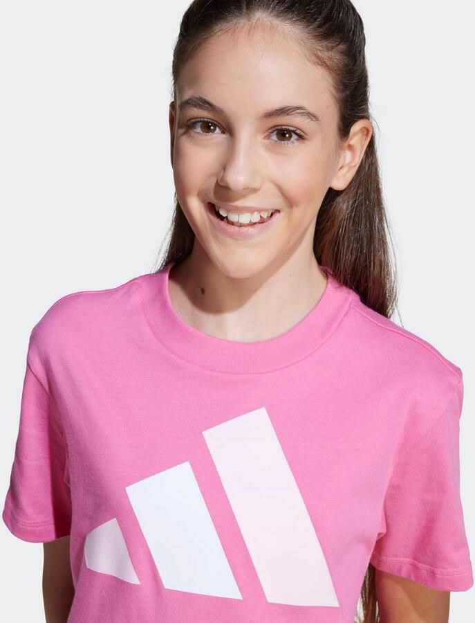 Adidas T-shirt Korte Mouw JY0299000PNKFUSCLPI - Foto 4