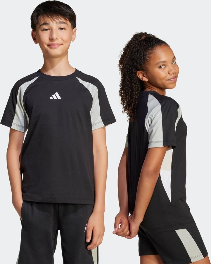 Adidas T-shirt Korte Mouw Seasonal Essentials Colorblock T-Shirt Kids - Foto 9