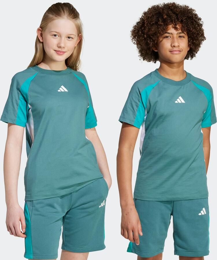 Adidas T-shirt Korte Mouw Seasonal Essentials Colorblock T-Shirt Kids - Foto 8