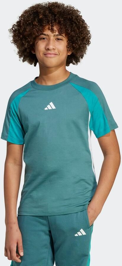 Adidas T-shirt Korte Mouw Seasonal Essentials Colorblock T-Shirt Kids - Foto 5