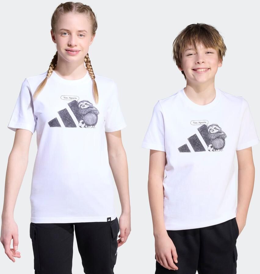 Adidas T-shirt Korte Mouw Sports Graphic T-Shirt Kids - Foto 8