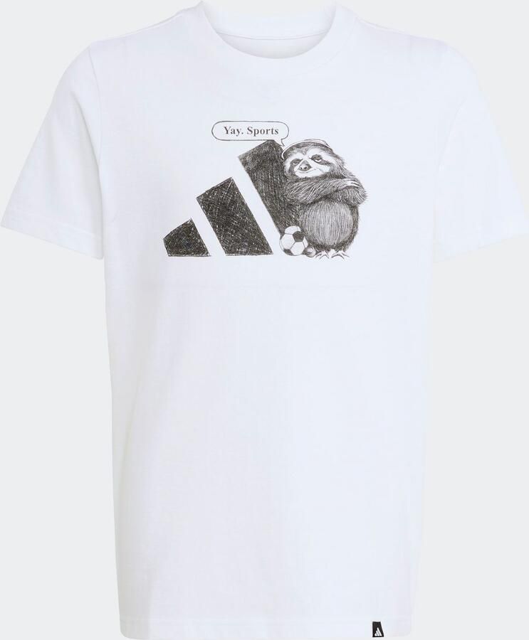 Adidas T-shirt Korte Mouw Sports Graphic T-Shirt Kids - Foto 4