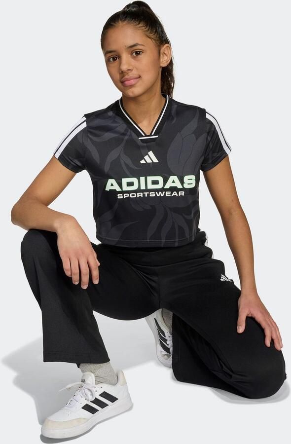 Adidas T-shirt Korte Mouw House of Tiro Colors of Football Crop T-Shirt Kids - Foto 3