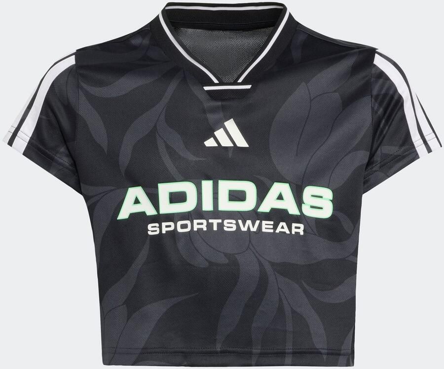 Adidas T-shirt Korte Mouw House of Tiro Colors of Football Crop T-Shirt Kids - Foto 2