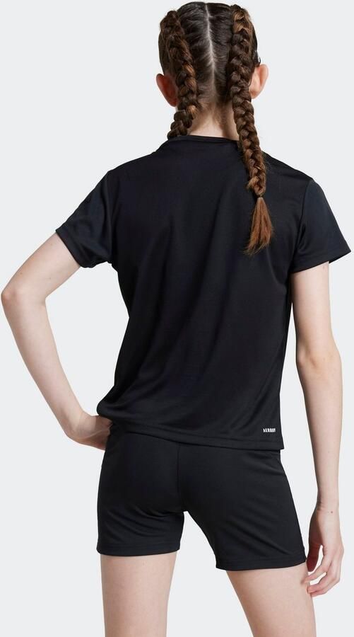 Adidas Sportswear voetbalshirt zwart Sport t-shirt Meisjes Polyester Ronde hals 128 - Foto 4