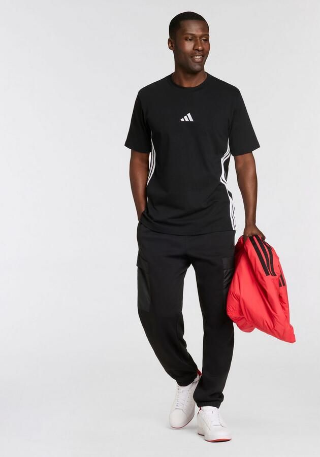 Adidas Essentials 3-Stripes Single Jersey Shirt Heren - Foto 4