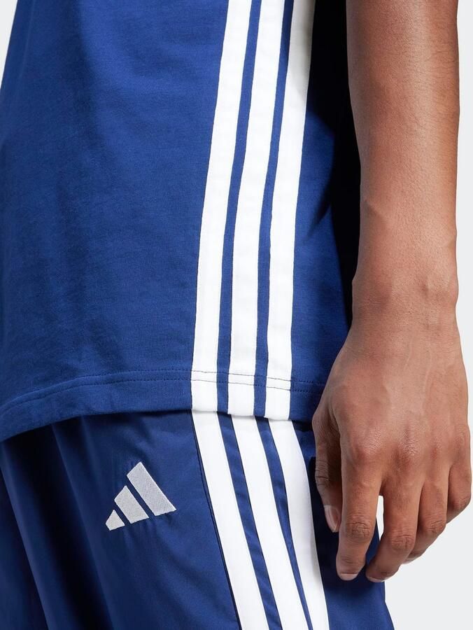 Adidas Essentials 3-Stripes Single Jersey Shirt Heren - Foto 2