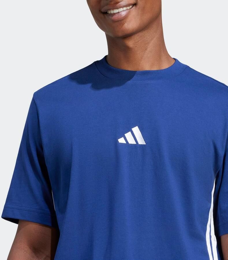 Adidas Essentials 3-Stripes Single Jersey Shirt Heren