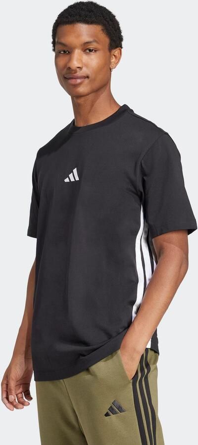 Adidas Essentials 3-Stripes Single Jersey Shirt Heren - Foto 6