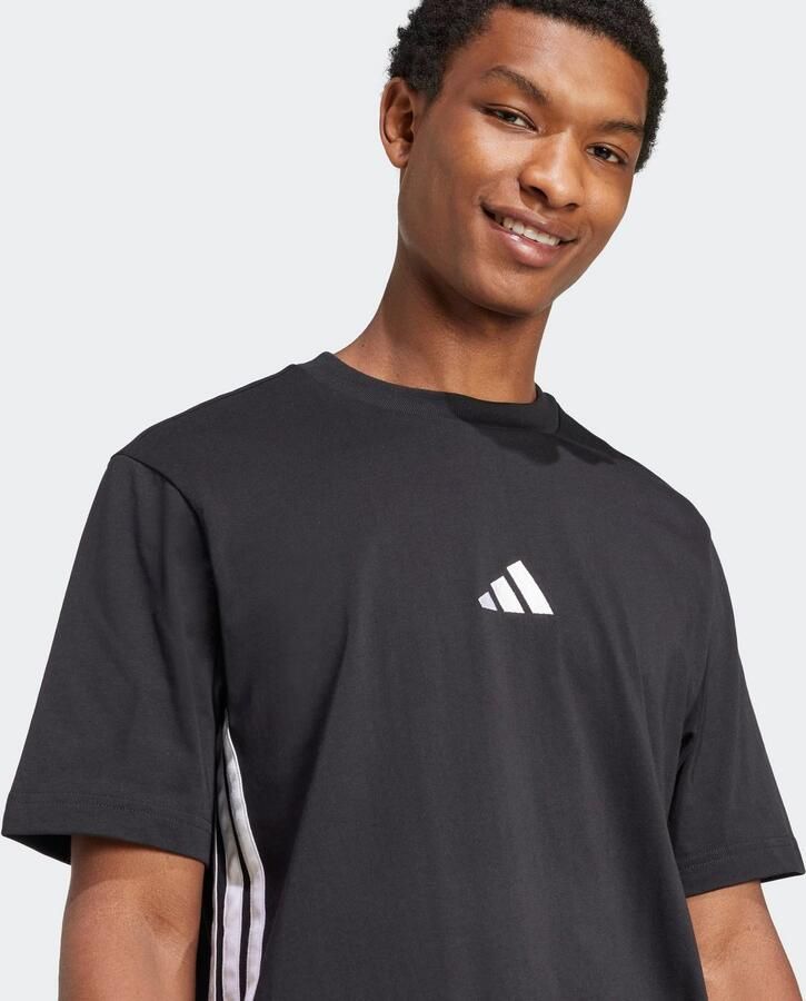 Adidas Essentials 3-Stripes Single Jersey Shirt Heren - Foto 2