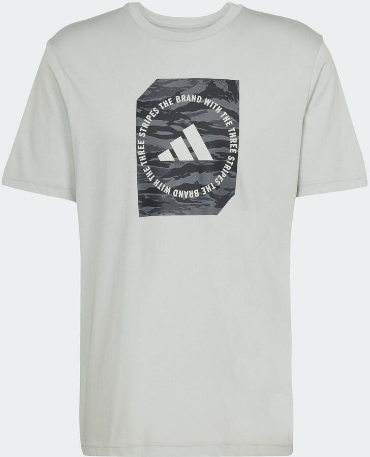 Adidas Sportswear T-shirt M C CAMO BOX T - Foto 7