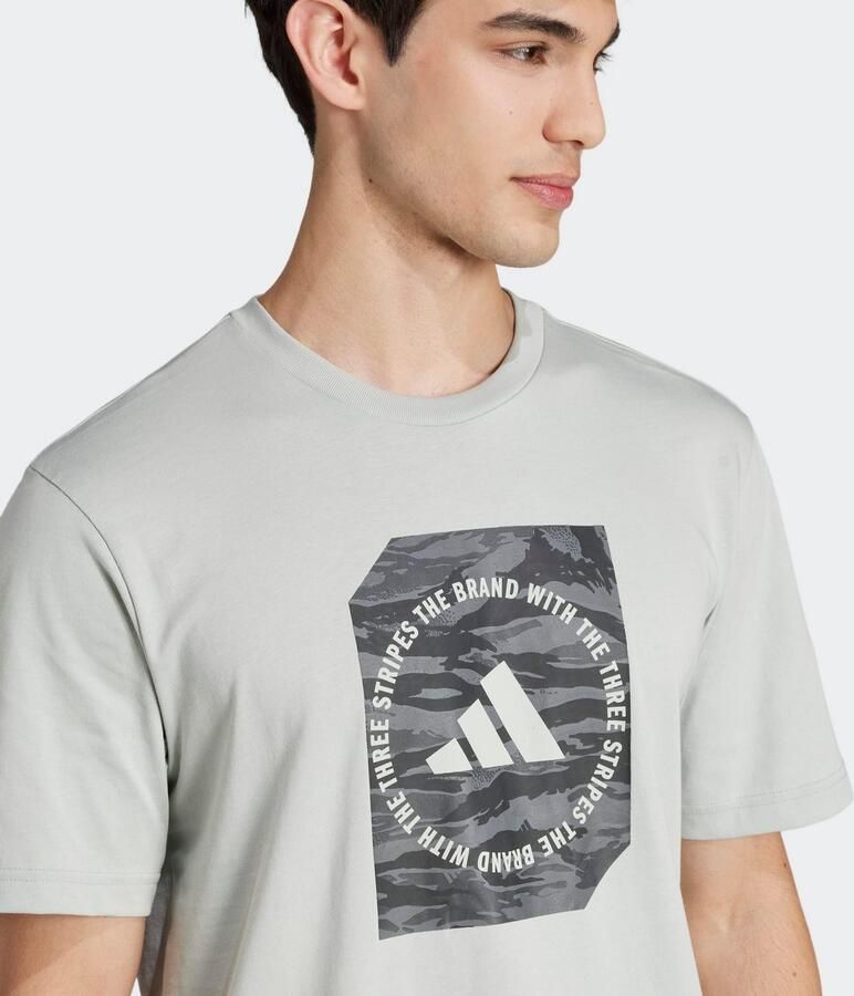 Adidas Sportswear T-shirt M C CAMO BOX T