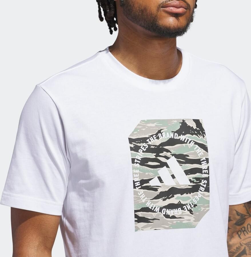 Adidas Sportswear T-shirt M C CAMO BOX T