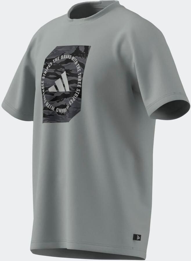 Adidas Sportswear T-shirt M C CAMO BOX T - Foto 2