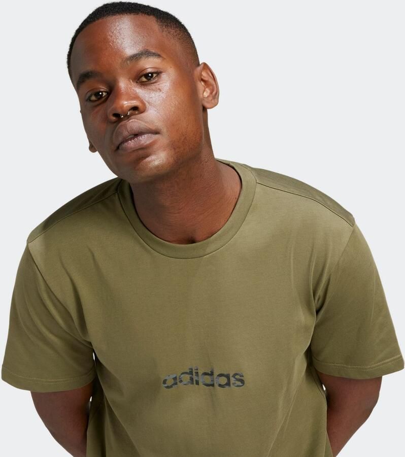 Adidas Sportswear T-shirt M C CAMO LIN T