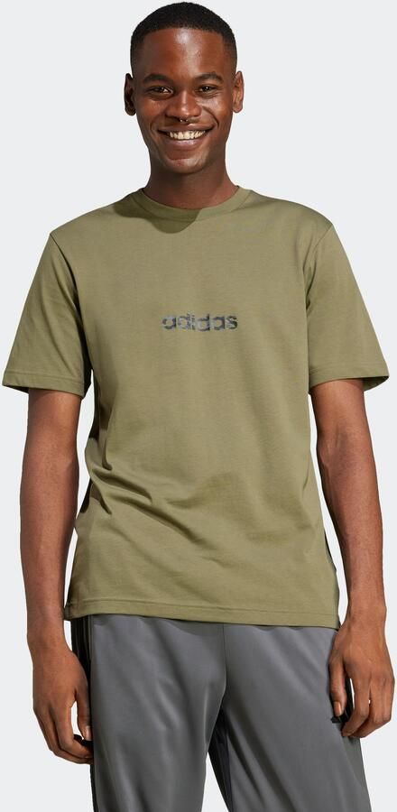 Adidas Sportswear T-shirt M C CAMO LIN T - Foto 5