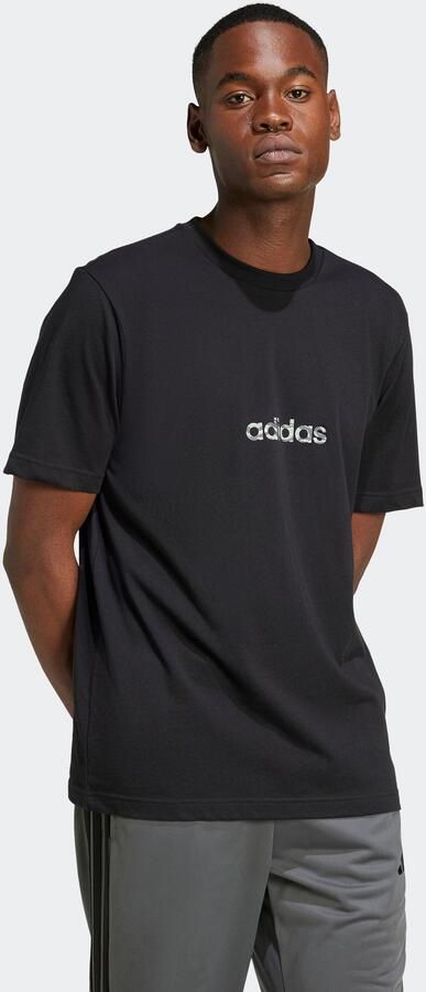 Adidas Sportswear T-shirt M C CAMO LIN T - Foto 7