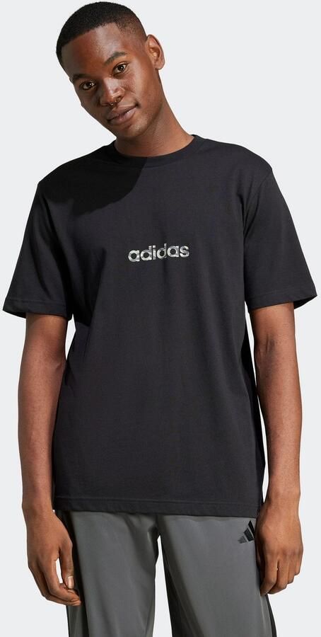 Adidas Sportswear T-shirt M C CAMO LIN T - Foto 5