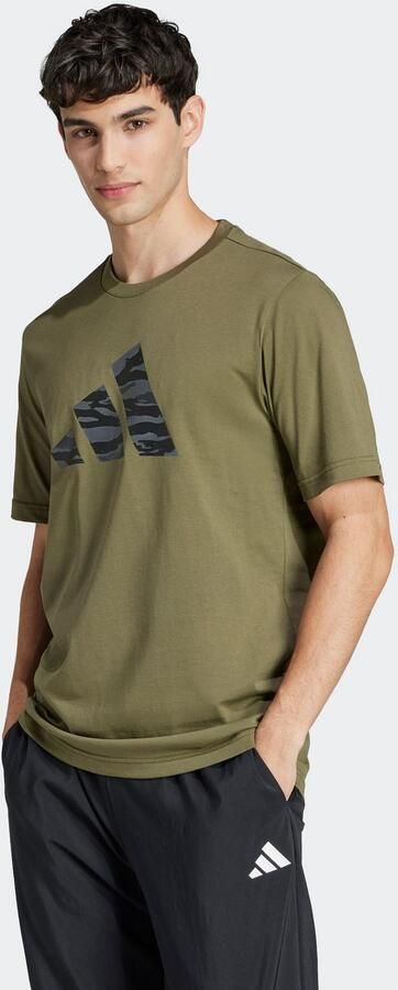 Adidas Sportswear T-shirt M C CAMO LOGO T - Foto 5