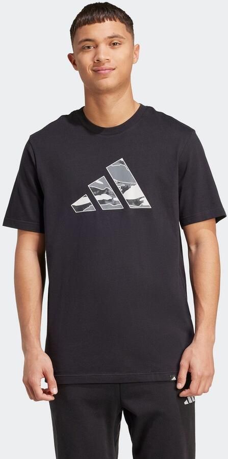 Adidas Sportswear T-shirt met labelprint en ronde hals - Foto 5