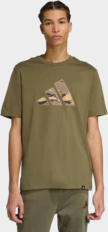 Adidas Sportswear Regular fit T-shirt van puur katoen met logoprint - Foto 6