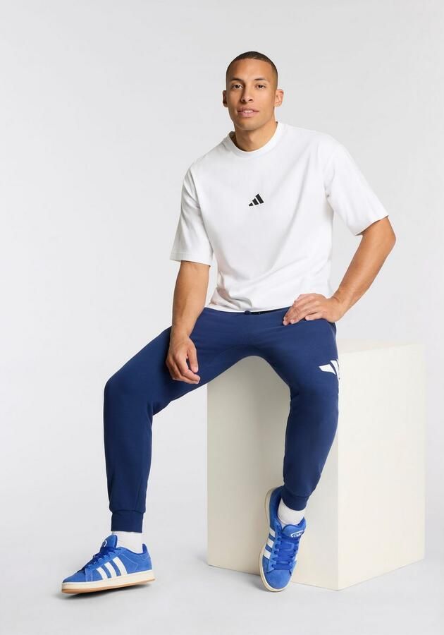 Adidas Sporty Essentials Big Logo French Terry Broek Blue Heren - Foto 6