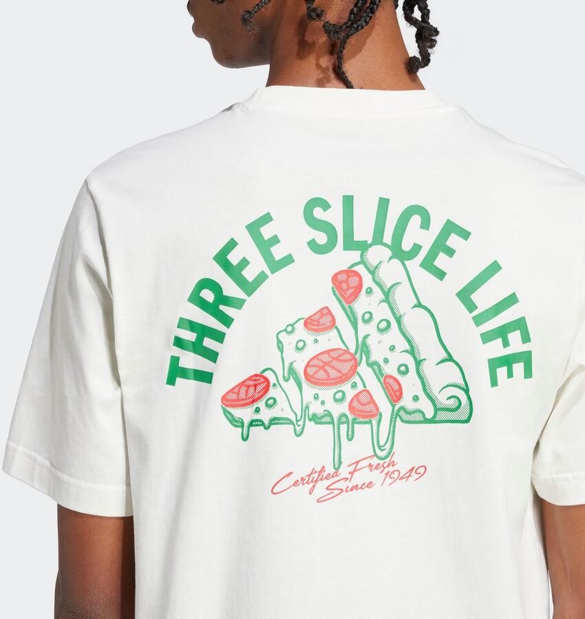 Adidas Sportswear T-shirt met labelprint model 'PIZZA' - Foto 2