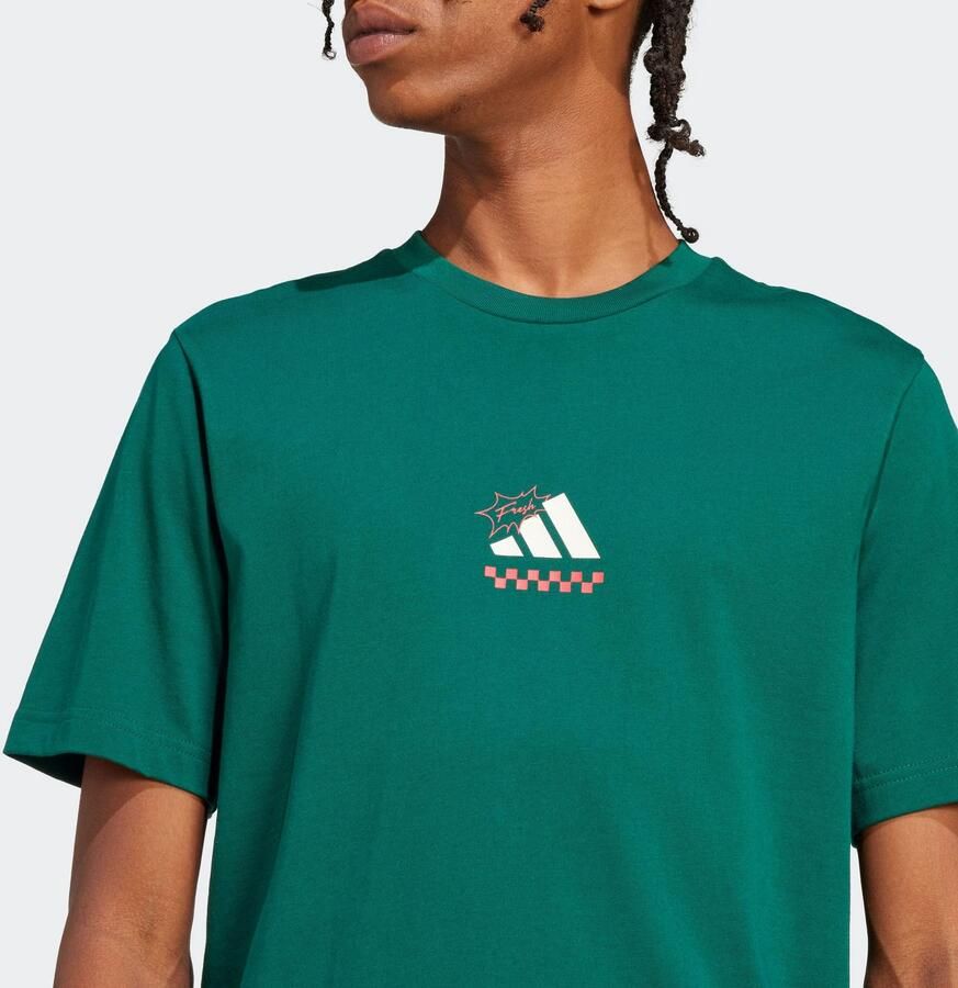 Adidas Sportswear T-shirt met labelprint