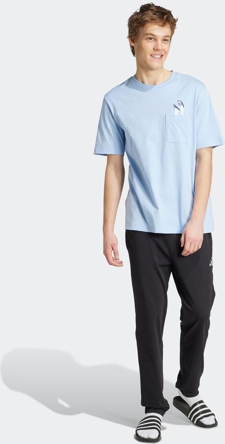 Adidas Lounge Slides Graphic Pocket T-shirt - Foto 4