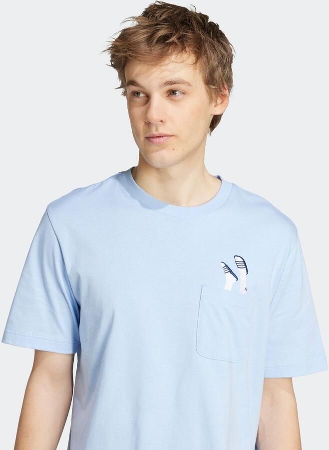 Adidas Lounge Slides Graphic Pocket T-shirt - Foto 3