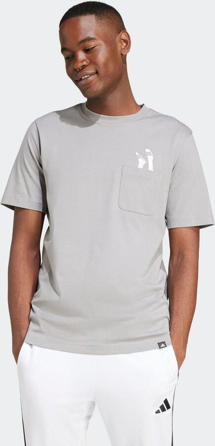 Adidas Lounge Slides Graphic Pocket T-shirt - Foto 5