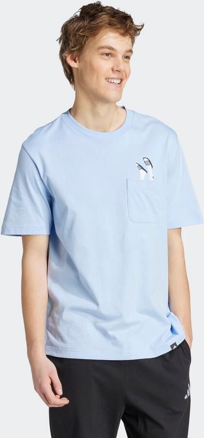 Adidas Lounge Slides Graphic Pocket T-shirt - Foto 6