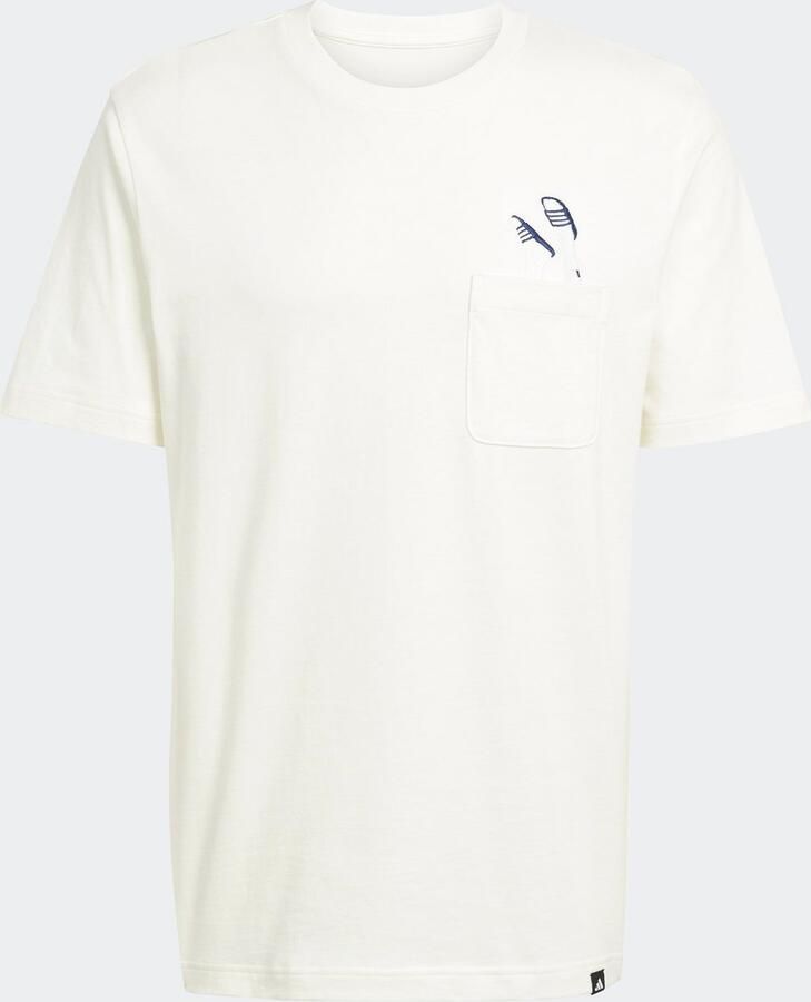 Adidas Lounge Slides Graphic Pocket T-shirt