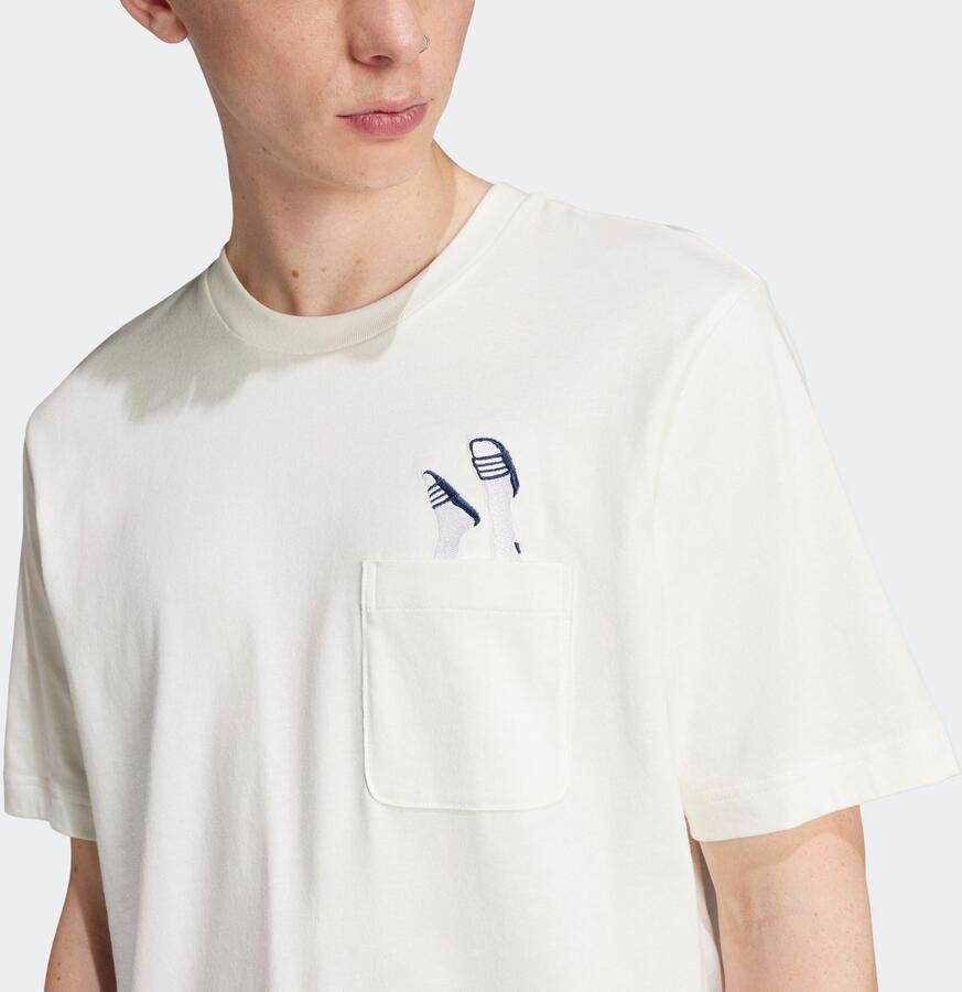 Adidas Lounge Slides Graphic Pocket T-shirt - Foto 2