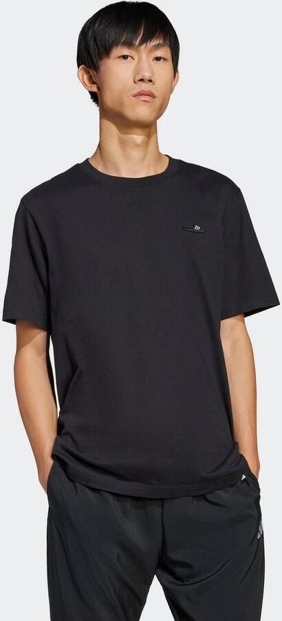 Adidas Sportswear T-shirt M L SLIDE TEE met adidas badslippers-graphic zacht katoen - Foto 5