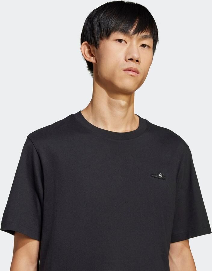 Adidas Sportswear T-shirt M L SLIDE TEE met adidas badslippers-graphic zacht katoen - Foto 3