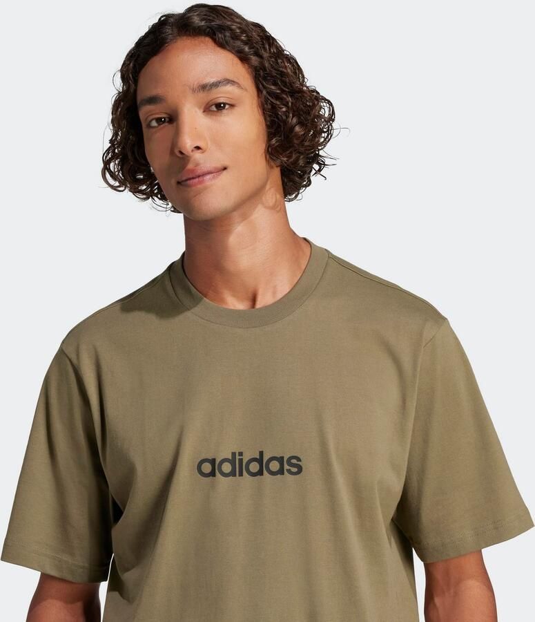 Adidas T-shirt M Lin Sj T Olistr Black