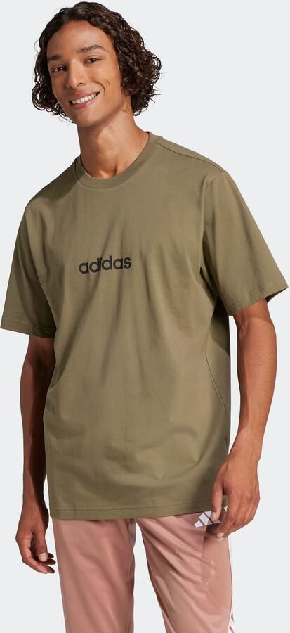 Adidas T-shirt M Lin Sj T Olistr Black - Foto 5