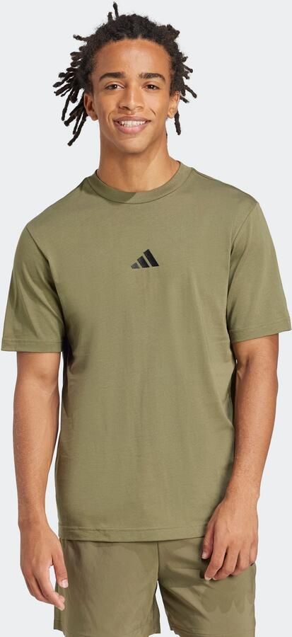 Adidas Sportswear T-shirt met labelstitching en ronde hals - Foto 8