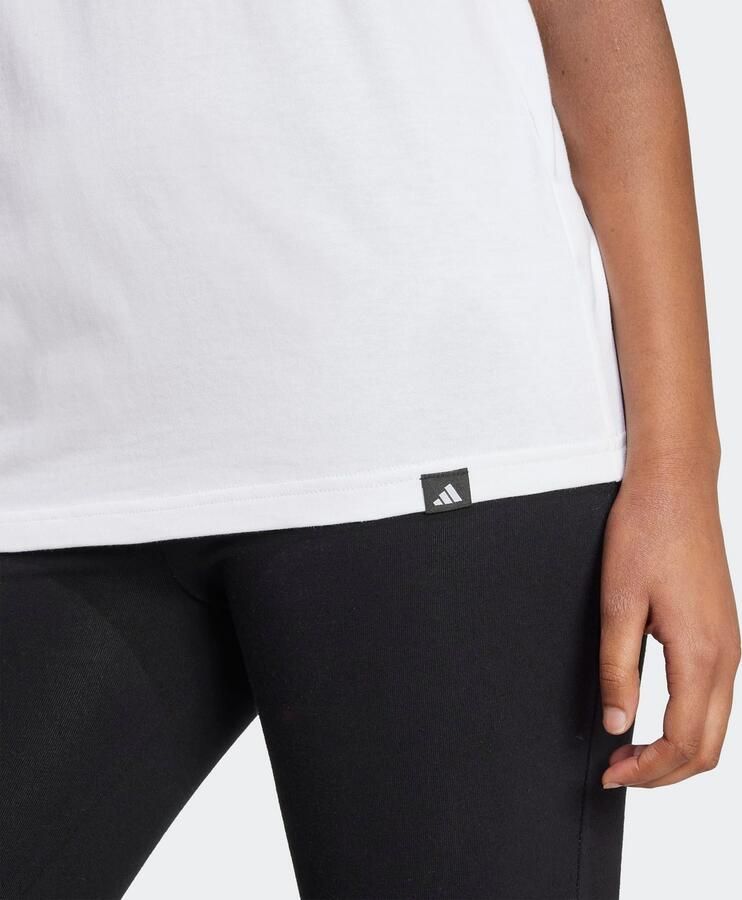 Adidas T-shirt met afbeelding van een slipper - Foto 3