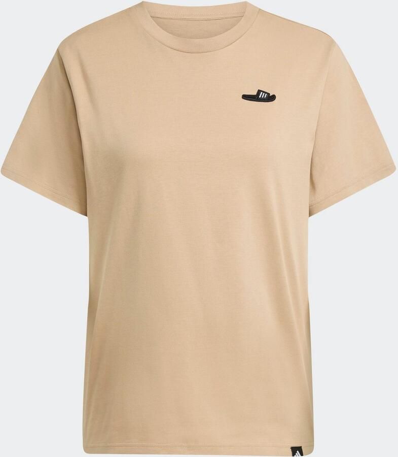 Adidas T-shirt met afbeelding van een slipper - Foto 3