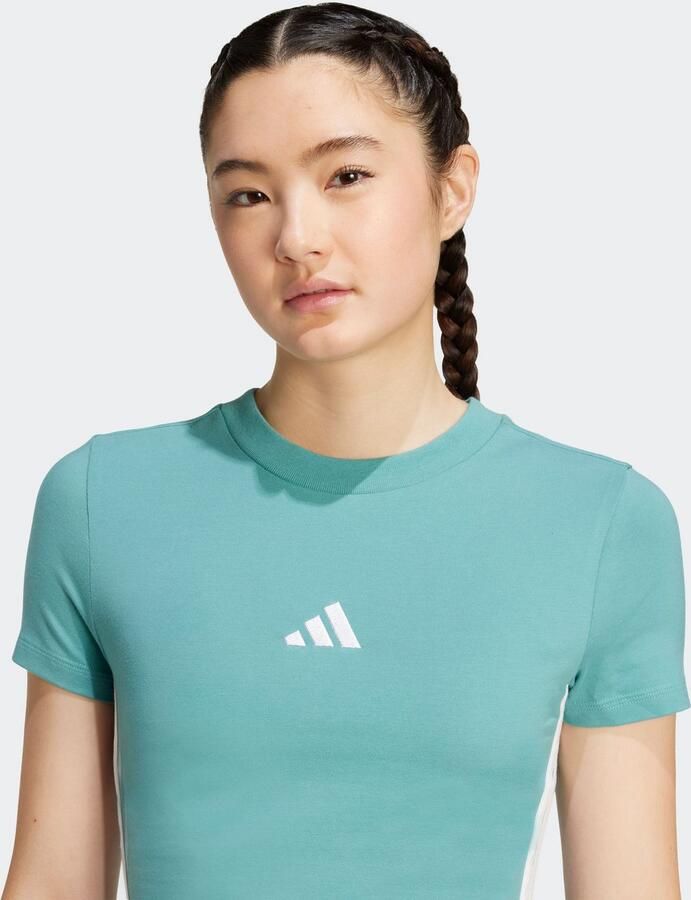 Adidas Essentials 3-Stripes Slim-fit Baby T-shirt - Foto 3