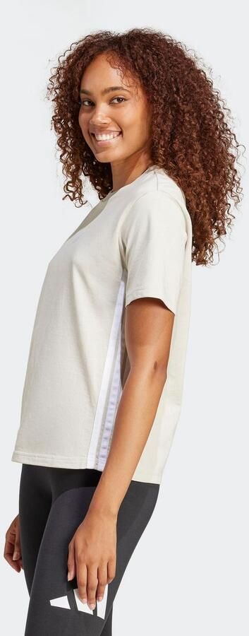 Adidas T-shirt Essentials 3-Stripes 100 % coton - Foto 6