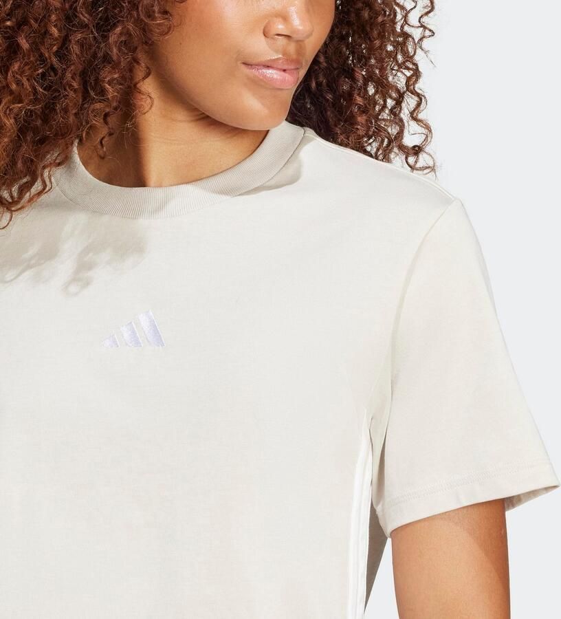 Adidas Essentials 3-Stripes Katoenen T-shirt