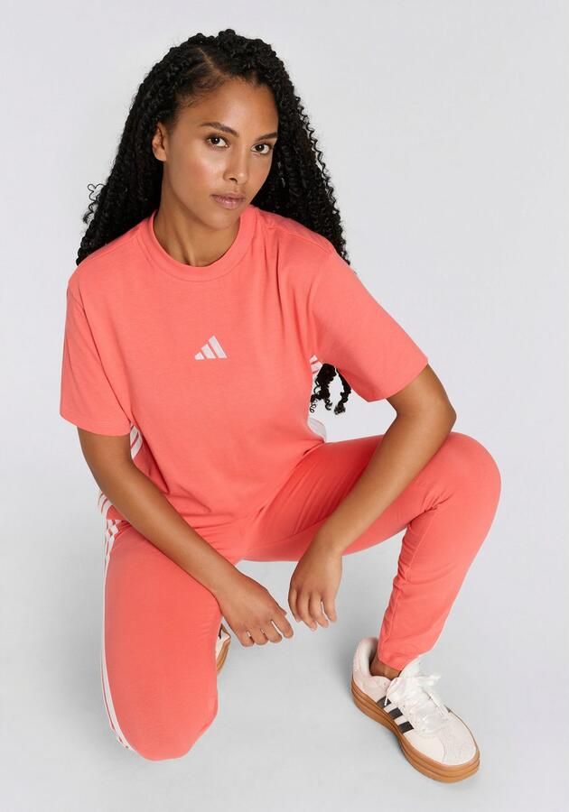 Adidas Essentials 3-Stripes Katoenen T-shirt - Foto 4