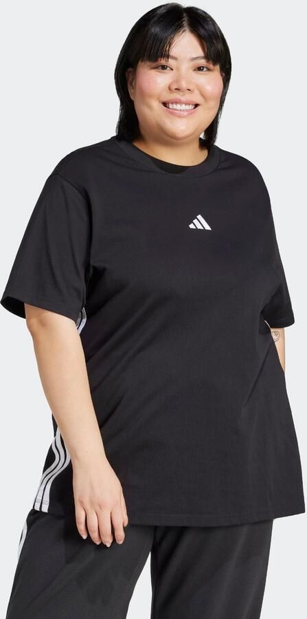 Adidas Essentials 3-Stripes Katoenen T-shirt (Grote Maat) - Foto 6