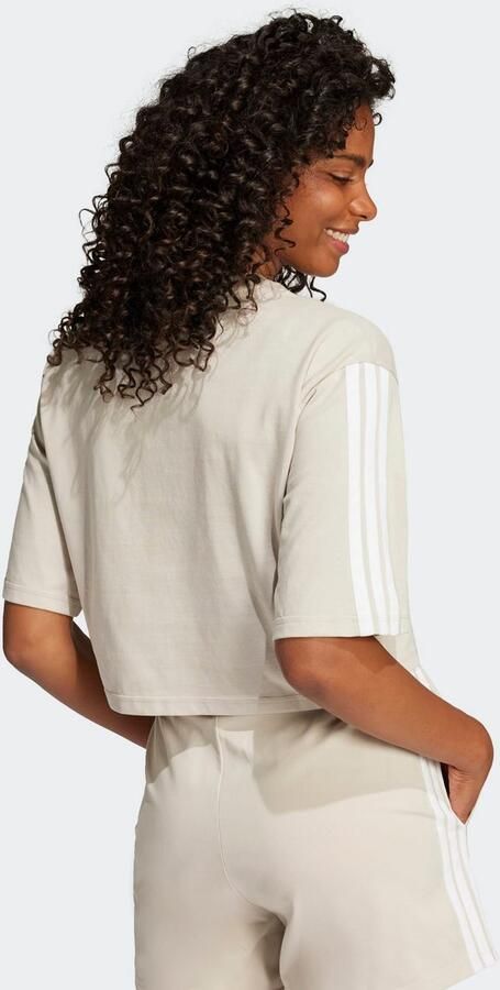 Adidas Essentials 3-stripes Cotton Loose T-shirt Dames - Foto 5
